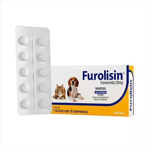 Furolisin 20mg C/ 10 Comprimidos 3.8 Avaliação 4 de 5 (4)
