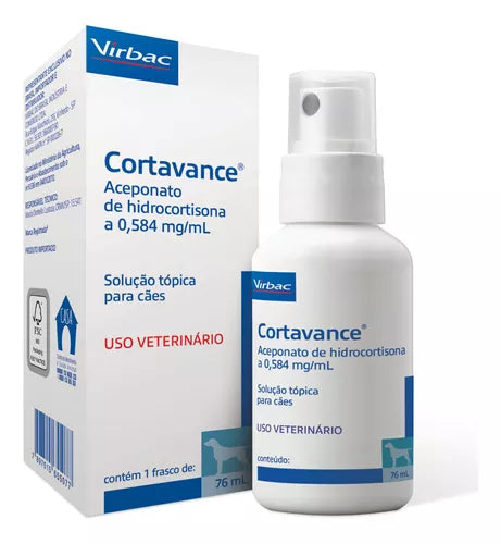 Spray Anti-inflamatório Para Cães Cortavance 76ml - Virbac