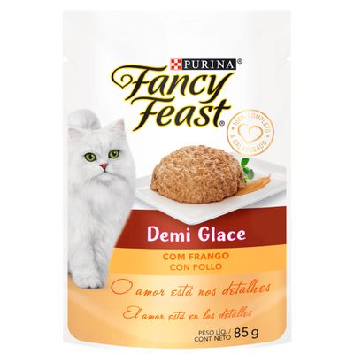 Ração Úmida Fancy Feast Demi Glace Frango 85 g