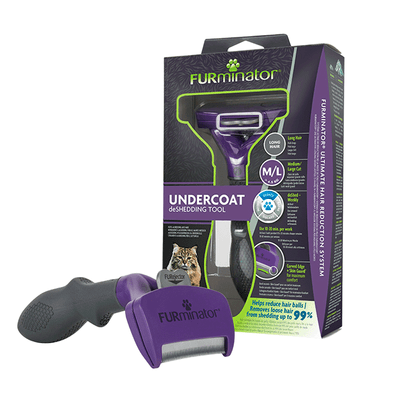 Furminator Médio/Grande para Gatos de Pelo Longo M-G