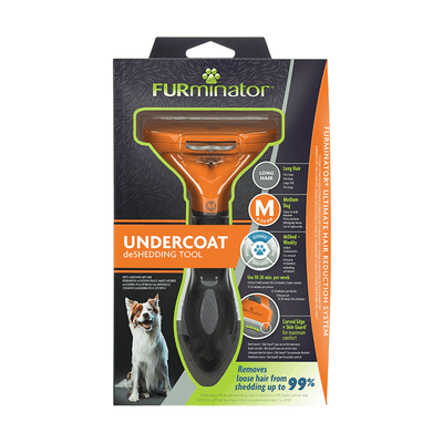 Furminator Médio para Cães de Pelo Longo Único