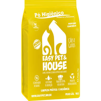 Pó Higiênico Easy Pet & House Camomila - 1 Kg