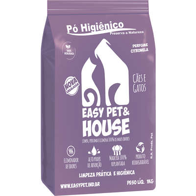 Pó Higiênico Easy Pet & House Citronela