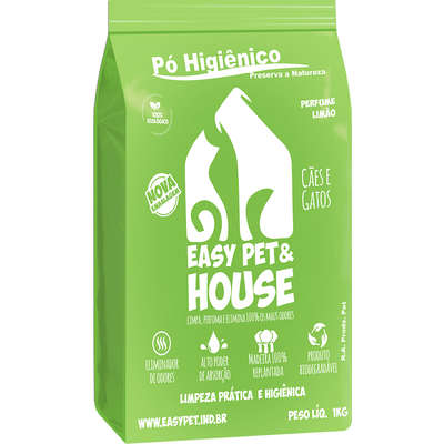 Pó Higiênico Easy Pet & House Limão