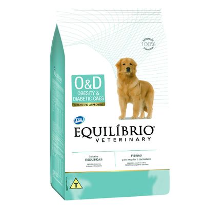 Ração Equilíbrio Veterinary Cães Obesidade e Diabete 2 kg