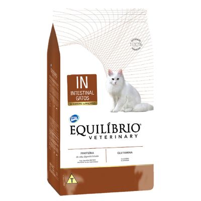 Ração Equilíbrio Veterinary Gatos Adultos Intestinal 2kg