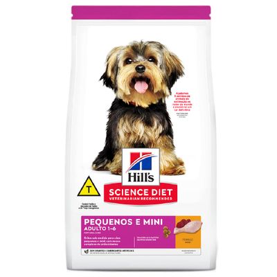 Ração Hill's Cães Adultos Raças Minis e Pequenas Frango 2,4 kg