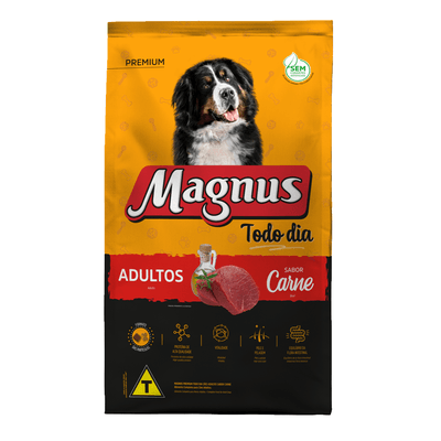 Ração Magnus Todo Dia Cães Adultos Carne 15kg