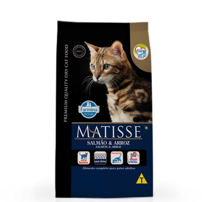 Ração Matisse Gatos Adultos Salmão e Arroz 7,5kg