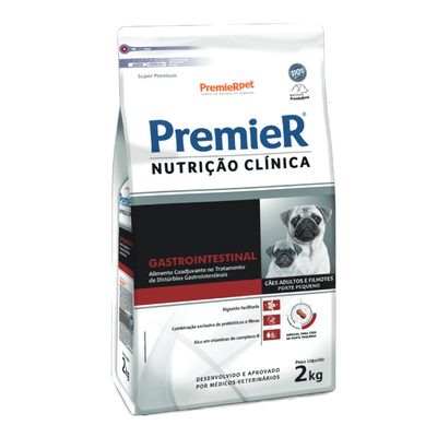 Ração Premier Nutrição Clínica Gastrointestinal Cães Raças Pequenas 10,1 kg
