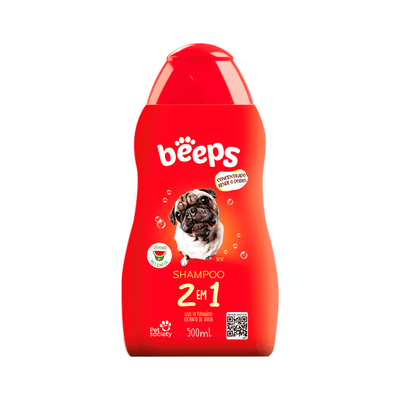 Shampoo 2 em 1 Beeps Pet Society 500 ml