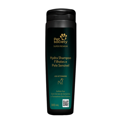 Shampoo Filhotes Pele Sensível Pet Society 300ml