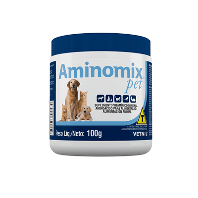 Suplemento Vitamínico Aminomix Pet Vetnil 100 g