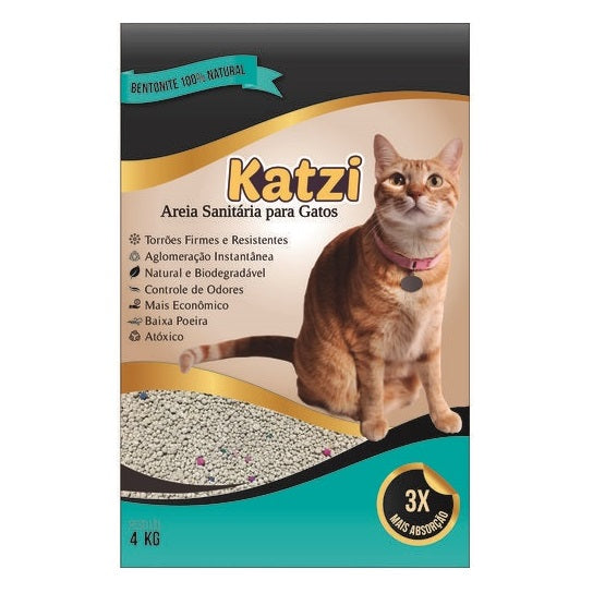 Areia Sanitária Katzi 4kg