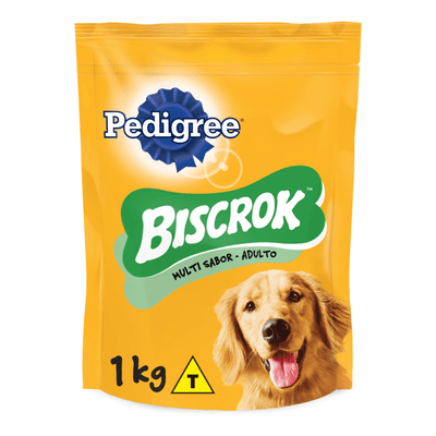 Biscoito Pedigree Biscrok Cães Adultos Raças Pequenas 1 kg