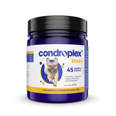 Suplemento Condroplex Stick's para Cães Avert Nutrientes Para Cartilagem 315 g