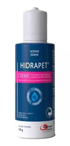 Hidrapet Creme Pós-Banho para Cães e Gatos 100g Agener União