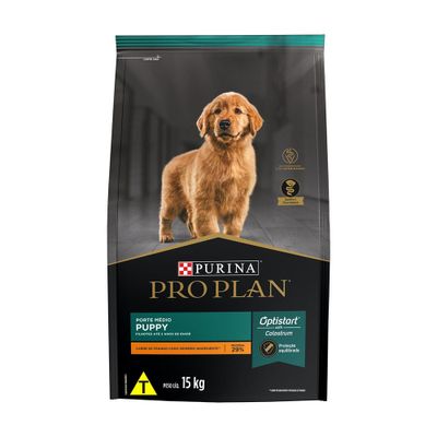 Ração Pro Plan Cães Filhote Porte Médio Frango 15kg