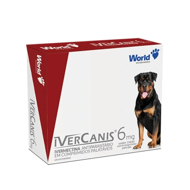 Ivercanis 6mg 4 Comprimidos