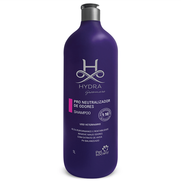 Shampoo Pet Society Hydra Groomers Pro Neutralizador de Odores 1l