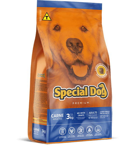Ração Premium Special Dog para Cães Adultos Sabor Carne 15Kg