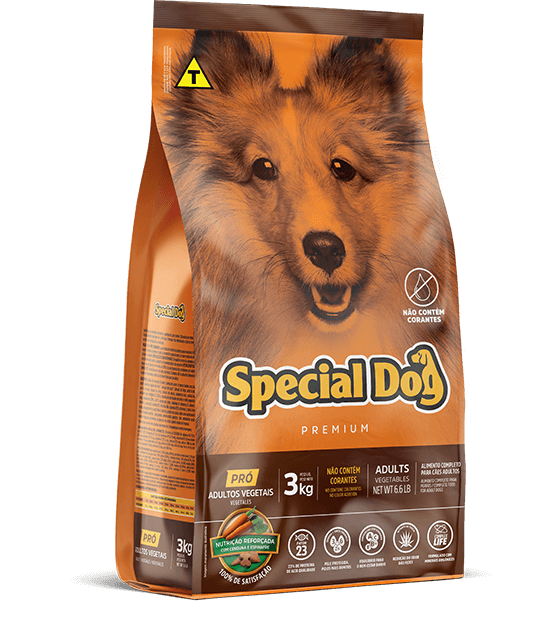 Ração Premium Special Dog para Cães Adultos Vegetais Pro